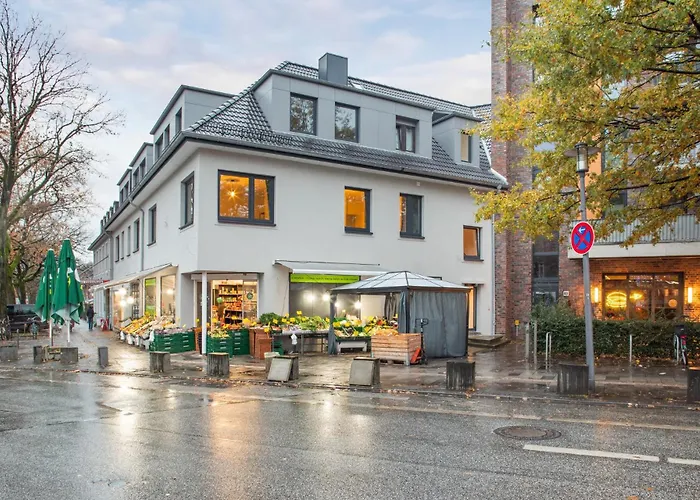 Apartment Kranich mit 3 Zimmern, top Infrastrukturlage HH Langenhorn, nähe Airport, Boxspringbetten und Arbeitsplätzen mit Glasfaser WLAN Hamburg